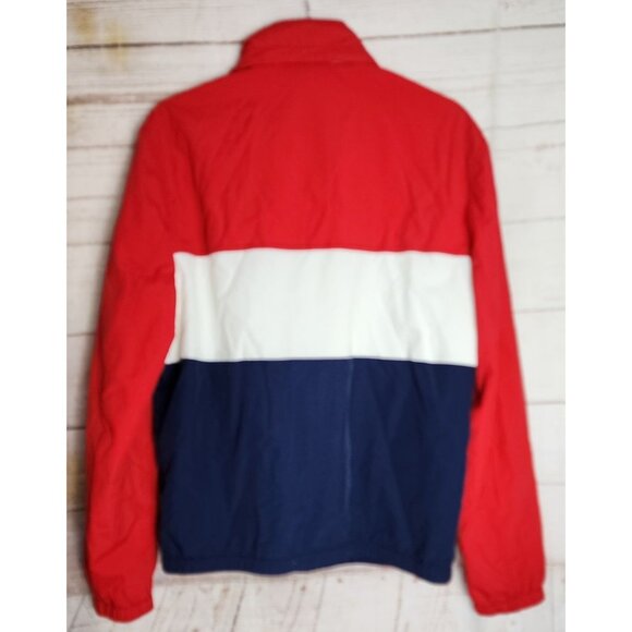 Levi Strauss & Co. Original Riveted Medium Hooded Full Zip Windbreaker Jacket - Picture 5 of 14